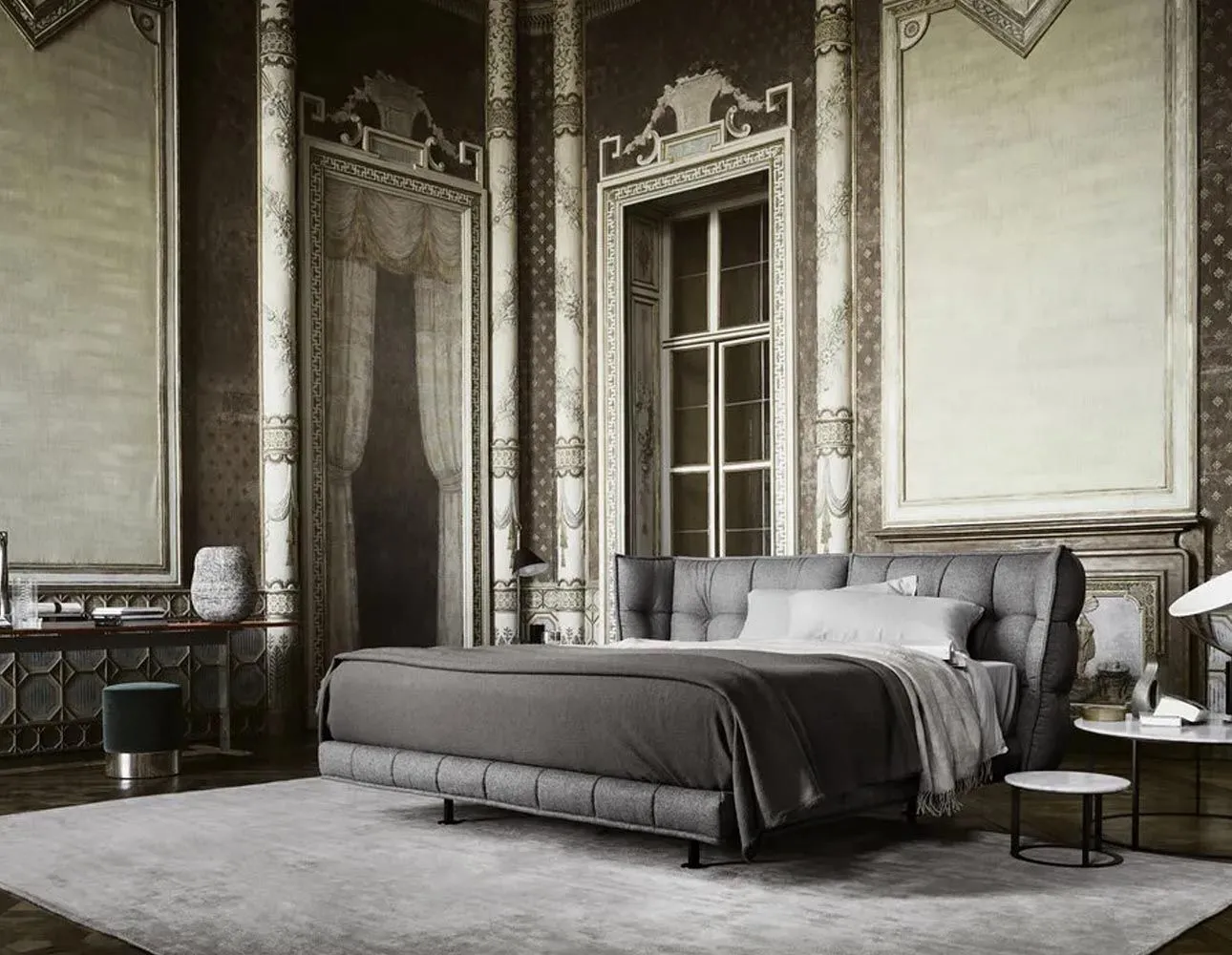 Кровать Husk (ширина спального места 180) -итальянских и ведущих мировых брендов в Москве