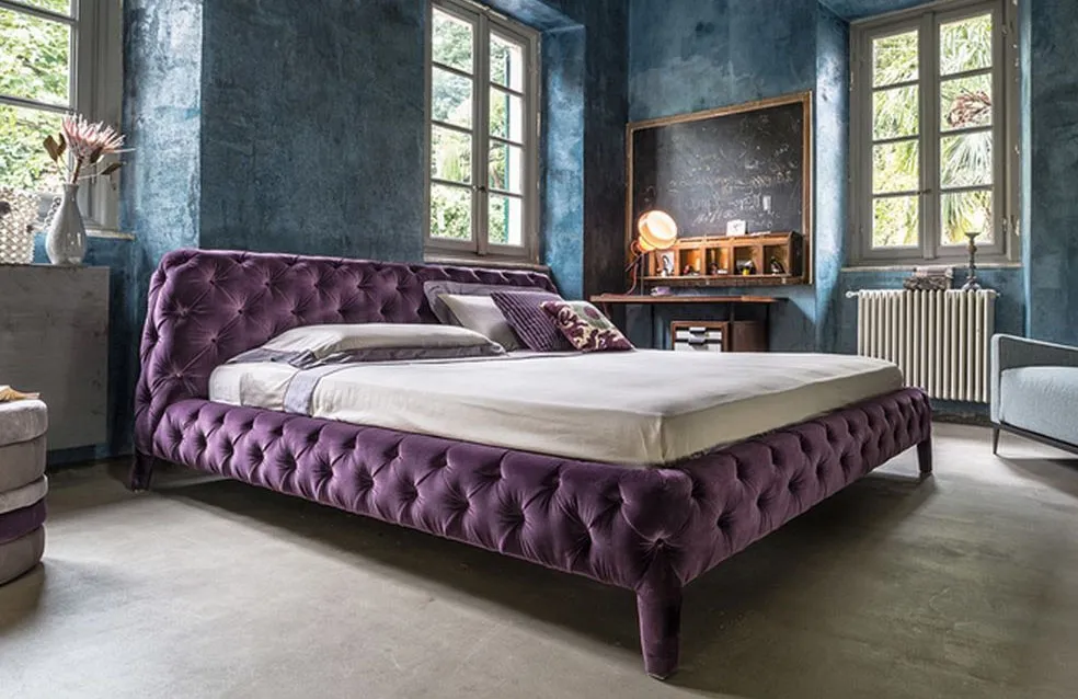 Кровать с мягким изголовьем Windsor Dream -итальянских и ведущих мировых брендов в Москве